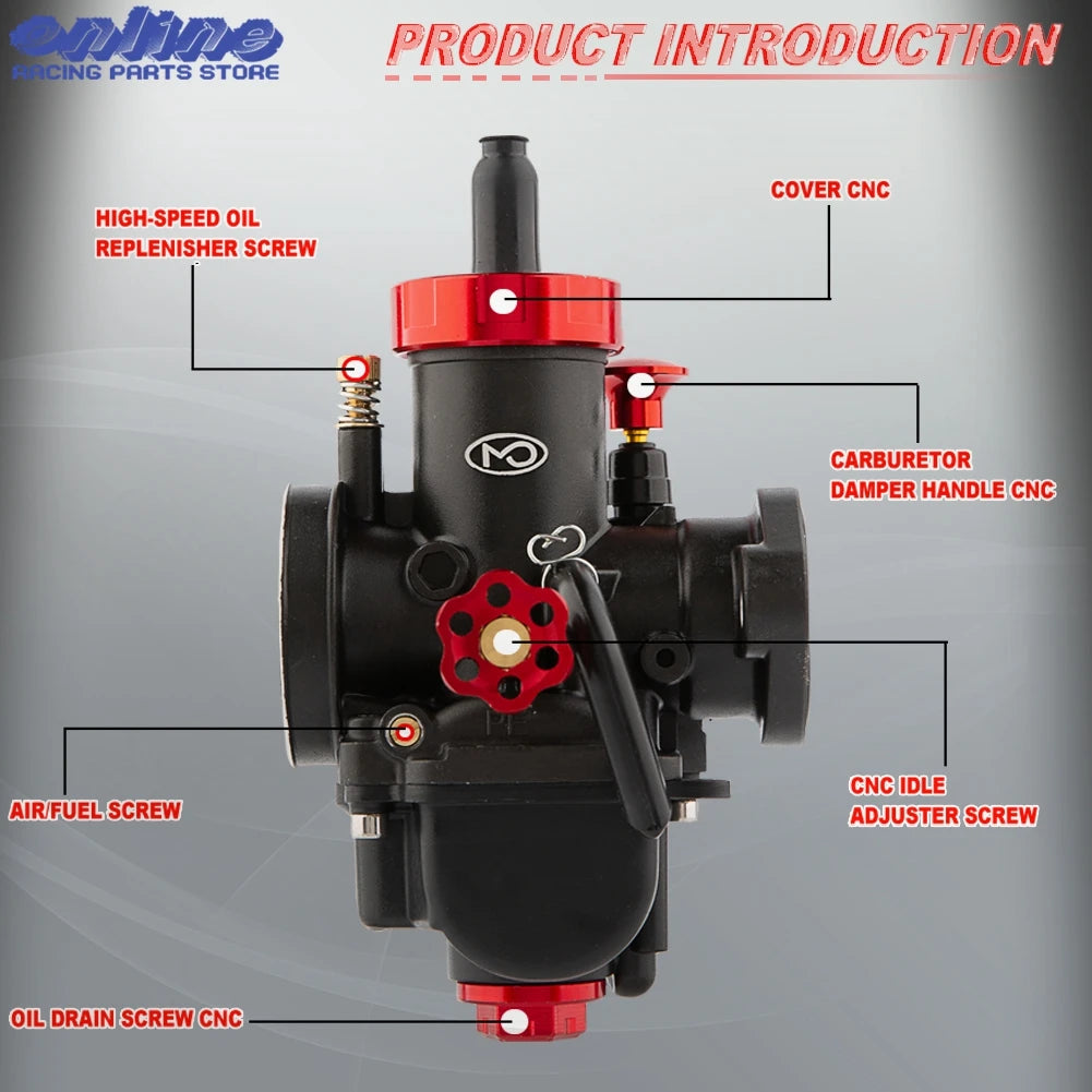 Carburetor PWK @28mm For : Venom X22r / DF250RTS