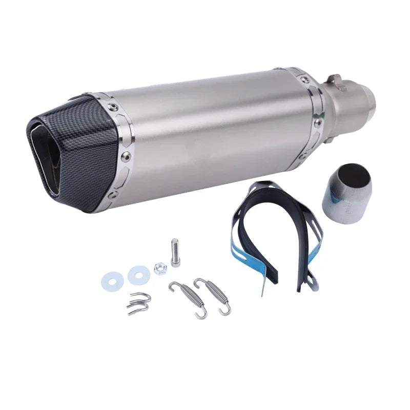 51mm Slip-on Exhaust Muffler w/DB Killer For: Xpro X24 / Xpro Roadster 250 / Vitacci GTX 250 / Vitacci XMT 250/ Venom Superbike / Venom X22r Max / Boom Bd250 / Italica Krypto