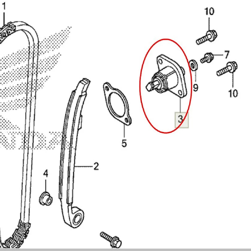 Manual Timing Cam Chain Tensioner Lifter  For: Xpro X24 / Xpro Roadster 250 / Vitacci GTX 250 / Vitacci Titan 250 / Vitacci XMT 250 / Venom Superbike / Venom X22r Max / Boom Bd250 / Italica Krypto