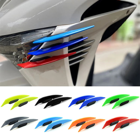 1Pair Motorcycle Winglet Spoiler Dynamic Wing