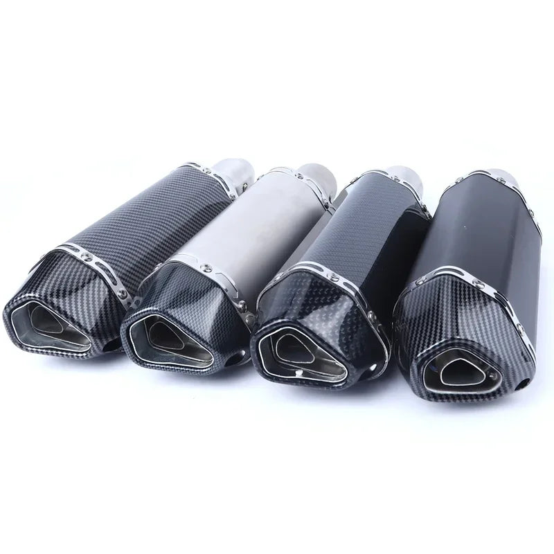 51mm Slip-on Exhaust Muffler w/DB Killer For: Xpro X24 / Xpro Roadster 250 / Vitacci GTX 250 / Vitacci XMT 250/ Venom Superbike / Venom X22r Max / Boom Bd250 / Italica Krypto