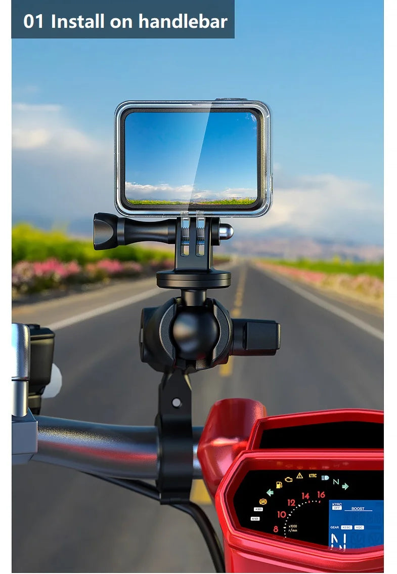 Aluminum Ball Head Bracket Base Phone Mount For: Xpro X24 / Xpro Roadster 250 / Vitacci GTX 250 / Vittacci Titan 250 / Vitacci XMT 250/ Venom Superbike / Venom X22r Max / Boom Bd250 / Italica Krypto