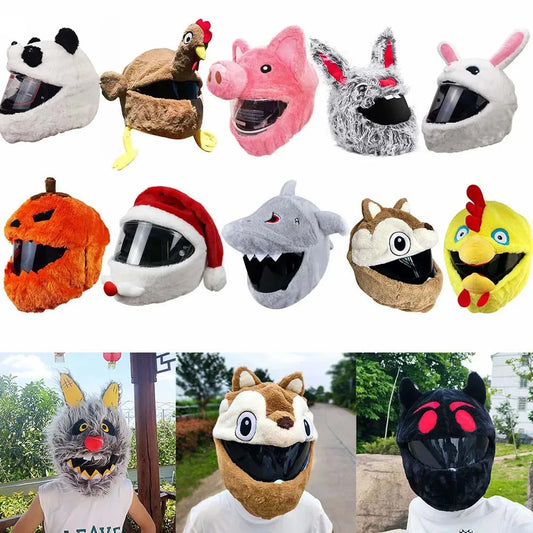 Helmet Covers Funny Cartoon Plush