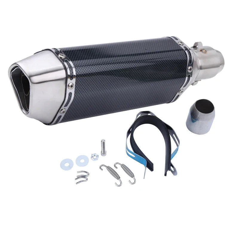 51mm Slip-on Exhaust Muffler w/DB Killer For: Xpro X24 / Xpro Roadster 250 / Vitacci GTX 250 / Vitacci XMT 250/ Venom Superbike / Venom X22r Max / Boom Bd250 / Italica Krypto