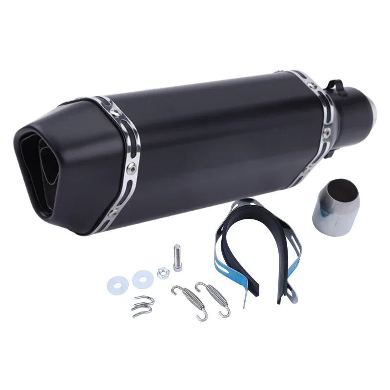 51mm Slip-on Exhaust Muffler w/DB Killer For: Xpro X24 / Xpro Roadster 250 / Vitacci GTX 250 / Vitacci XMT 250/ Venom Superbike / Venom X22r Max / Boom Bd250 / Italica Krypto