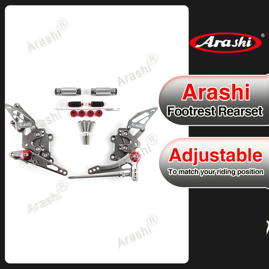 Adjustable Shift Rear Set Footpegs Foot Rest Pegs Assembly For: Xpro X24 / Xpro Roadster 250 / Vitacci GTX 250 / Venom Superbike / Venom X22r Max / Boom Bd250 / Italica Krypto