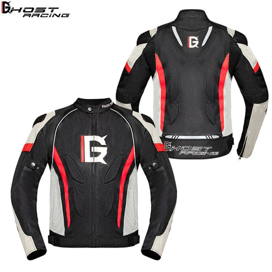 Ghost Rider Summer Breathable Motorcycle Jacket Men and Women's Safety