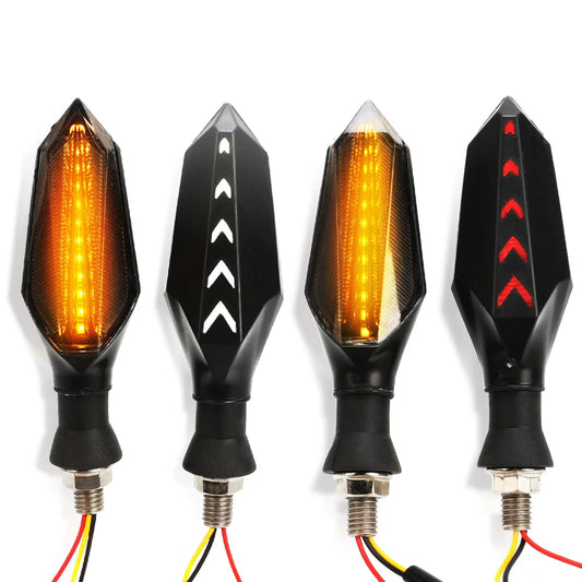 Motorcycle Turn Signal Lights Triangle LED   For: Xpro X24 / Xpro Roadster 250 / Vitacci GTX 250 / Vitacci Titan 250 / Vitacci XMT 250 / Venom Superbike / Venom X22r Max / Boom Bd250 / Italica Krypto