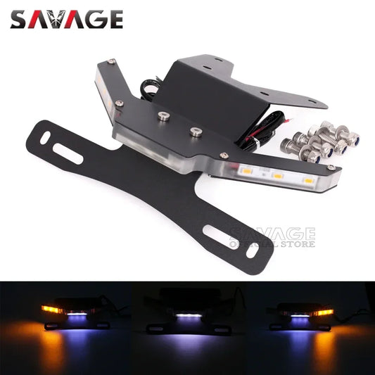 License Plate Holder Bracket Tidy Tail with Lights  For: Xpro X24 / Xpro Roadster 250 / Vitacci GTX 250 / Vitacci Titan 250 / Vitacci XMT 250 / Venom Superbike / Venom X22r Max / Boom Bd250 / Italica Krypto