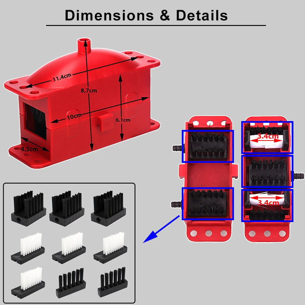 Chain Washers Brush / Lubricating Device