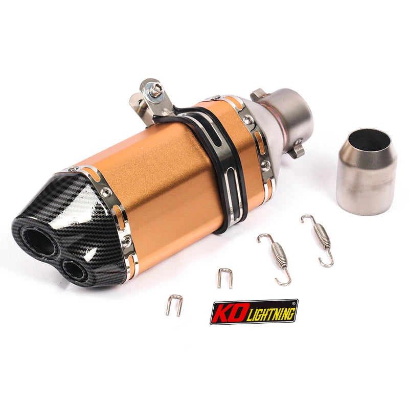 Dual-outlet Tail Pipe Aluminum Slip On For : Venom X22r / DF250rts