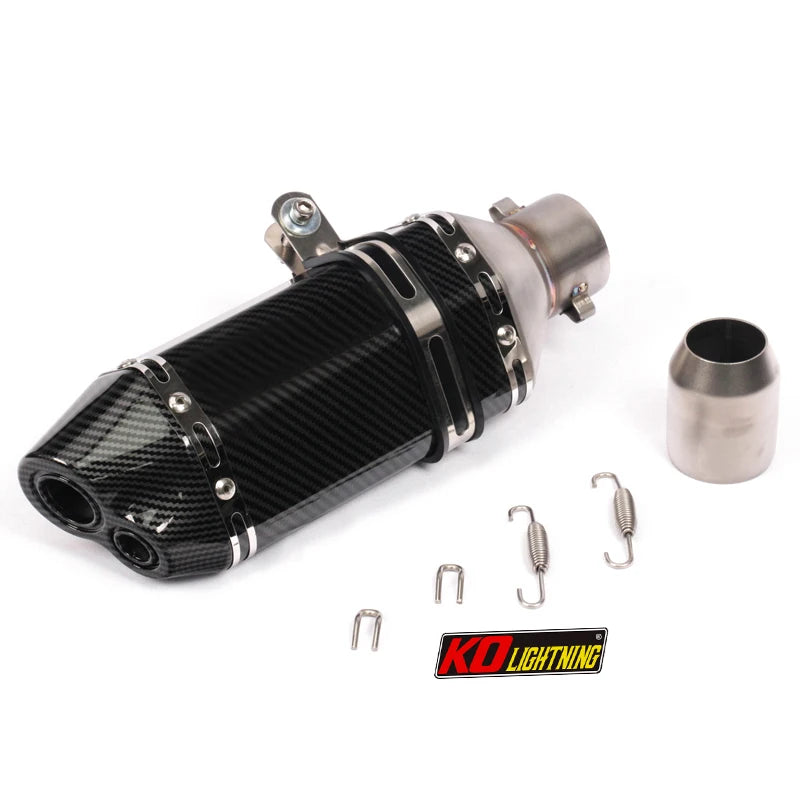 Dual-outlet Tail Pipe Aluminum Slip On For : Venom X22r / DF250rts