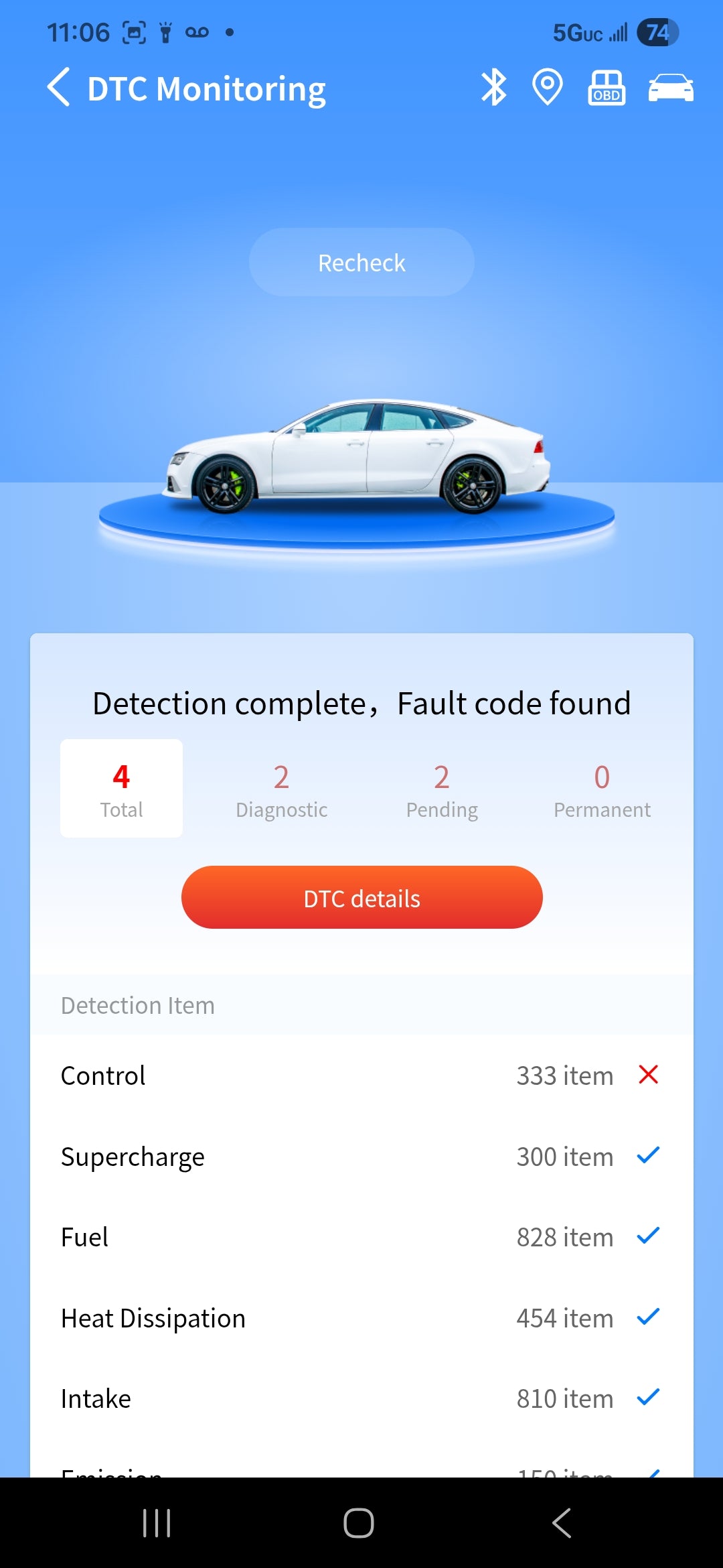 OBD2 Diagnostic Bluetooth Scan Tool