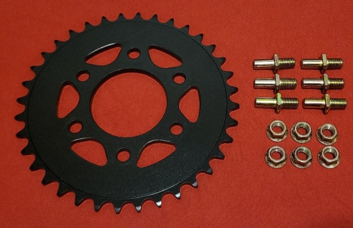 36t 520 Rear Sprocket For: Xpro X24 / Xpro Roadster 250 / Vitacci GTX 250 / Vitacci Titan 250/ Venom Superbike / Venom X22r Max / Boom Bd250 / Italica Krypto